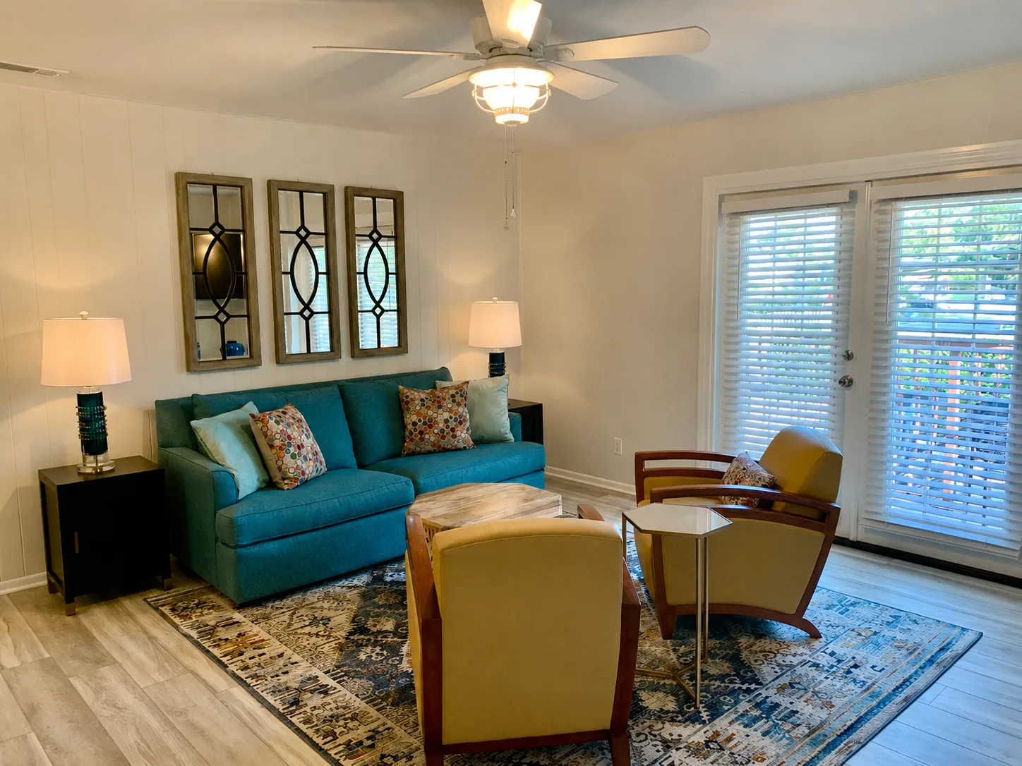 Boho Hideaway living room